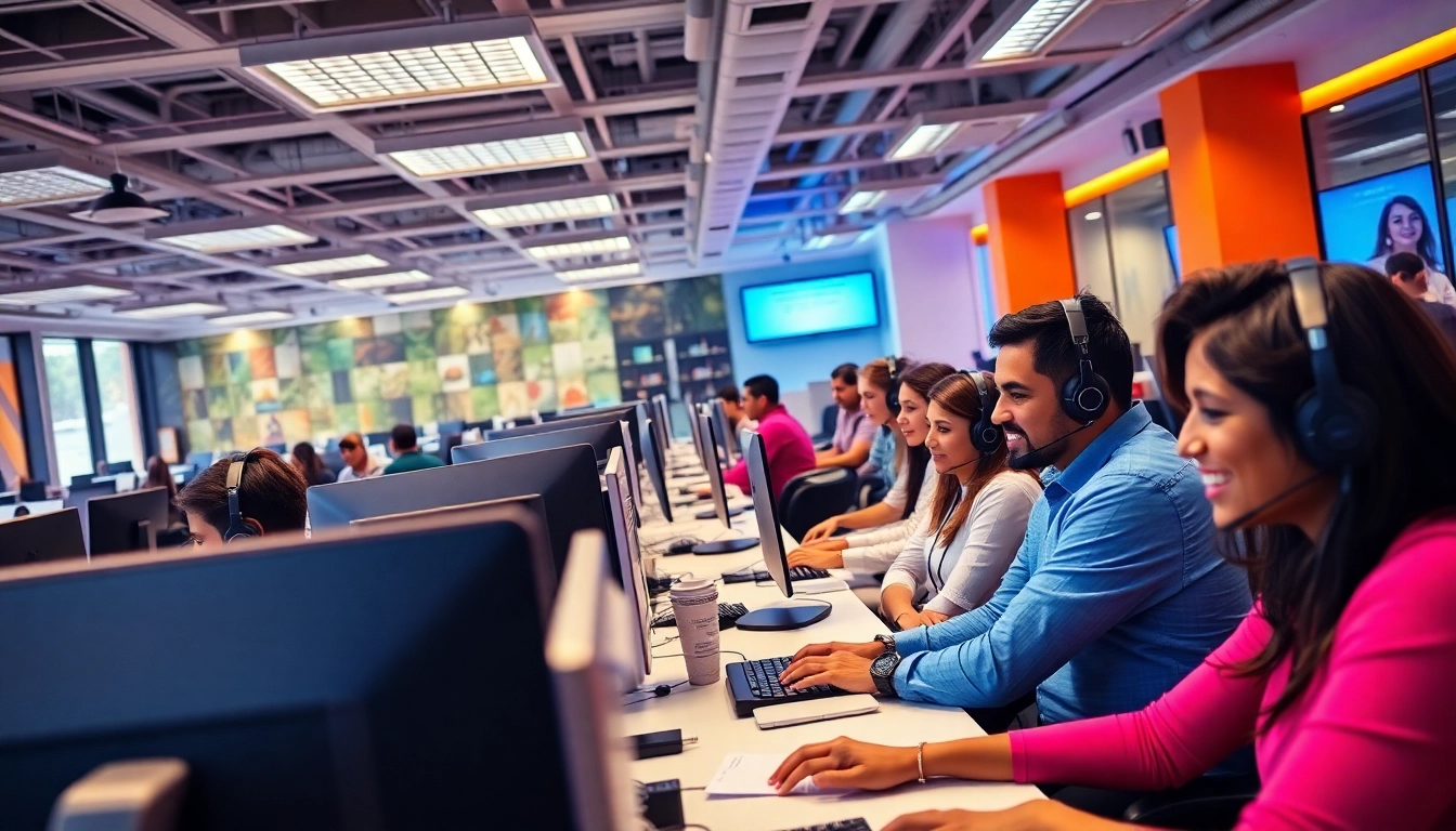 Engaged agents in Tijuana call centers delivering outstanding customer service.