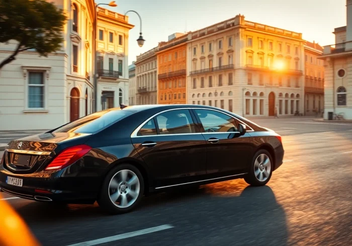 Luxury hire chauffeur Lisbon offering a premium travel experience through the elegant streets of Lisbon.