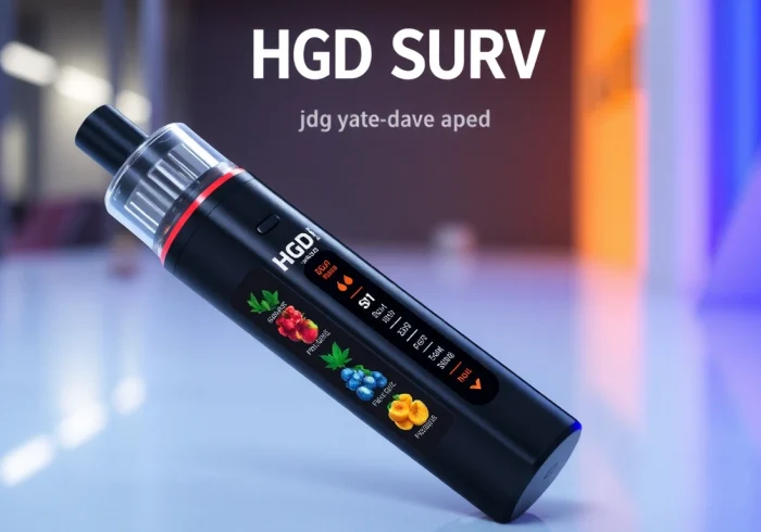 Discover hqd surv kaufen with a sleek HQD Surv vape pen showcasing multiple flavor options in a vibrant display.