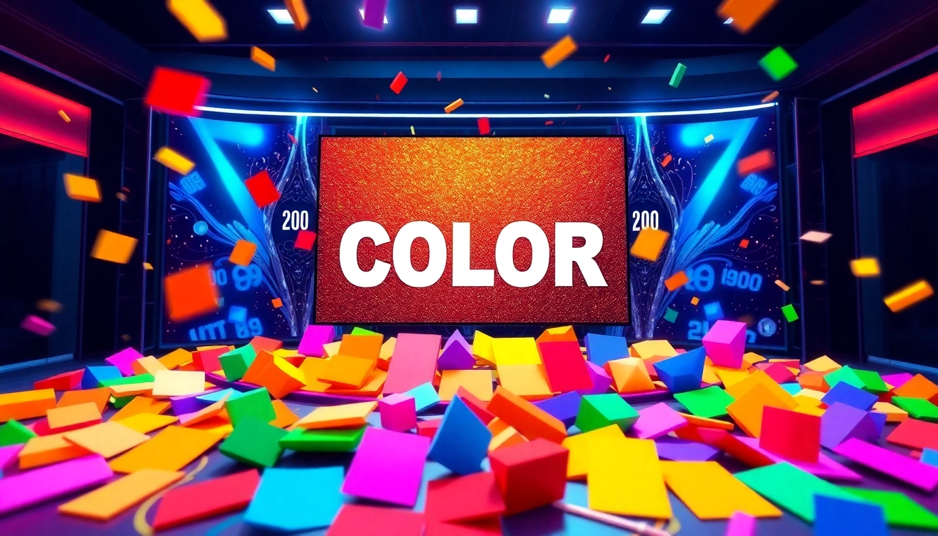 Engaging interface of a color prediction game with vibrant colors and user-friendly design.