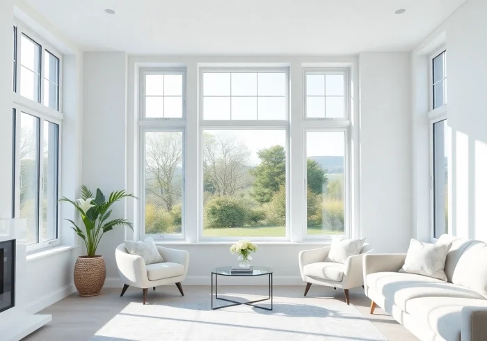 Enhance your space with energy-efficient windows Manchester, showcasing modern design and style.