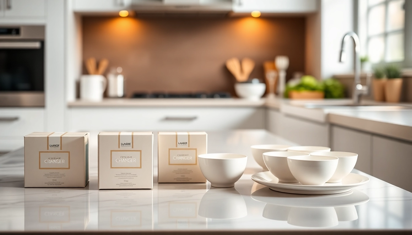 Discover premium cream chargers in Singapore, beautifully arranged on a countertop with ingredients.