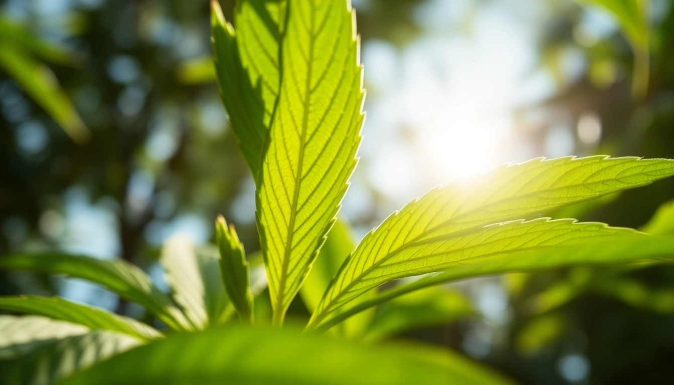 Harvesting CBD tobacco leaves, emphasizing their rich green color and texture for wellness applications.