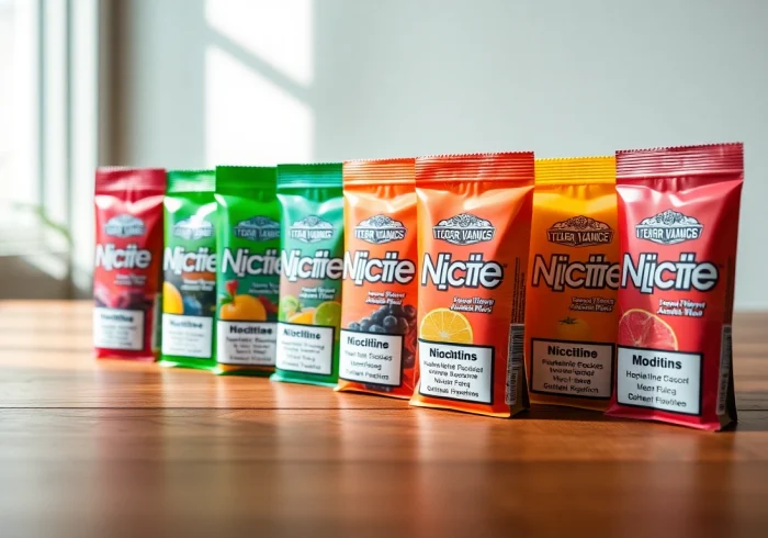 Showcasing various flavored nicotine pouches Bahrain for a stylish smoking alternative experience.