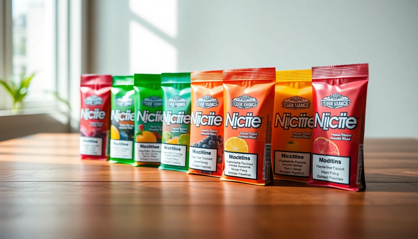 Showcasing various flavored nicotine pouches Bahrain for a stylish smoking alternative experience.