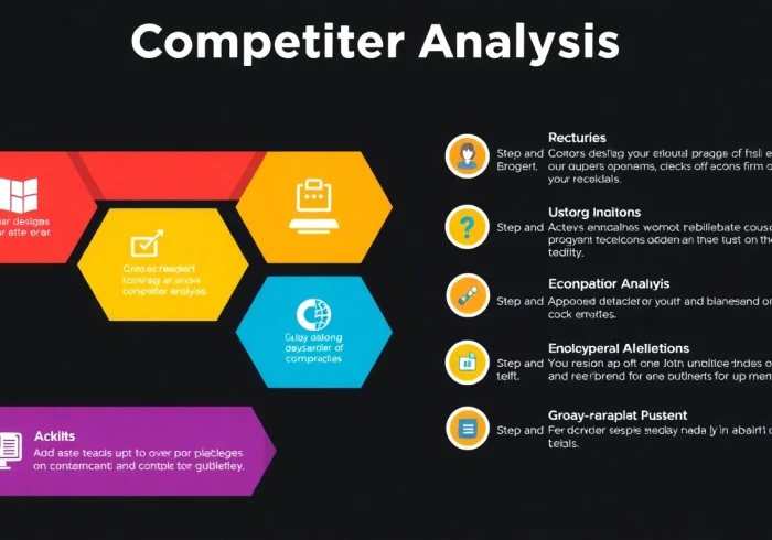 Illustrate competitor analysis using steps and tools for effective market research.